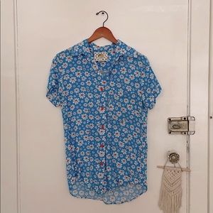 Big Bud Press lazy daisy button up in XXS